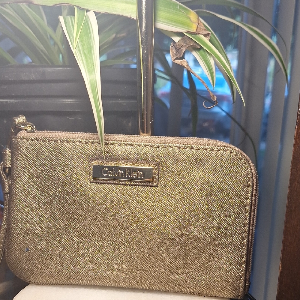 Calvin Klein Metallic Gold Wallet